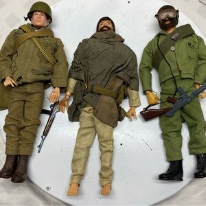 VTG 1964 G.I. Joe’s Talking Adventure Team Commander’s & Army Soldier NOT WORKNG